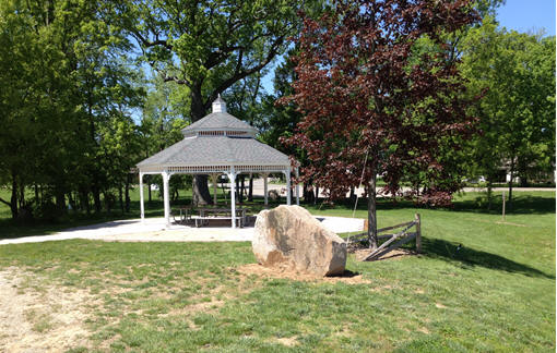 Gazebo for rent in Jack Lowe Memorial Park, Marion Township